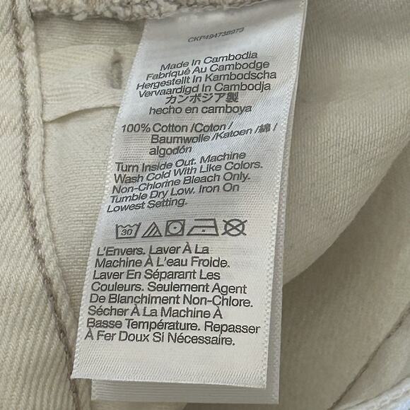 Madewell The Darted Barrel Leg Jeans Canvas Denim Button Fly Size 29 NWT - Picture 6 of 10